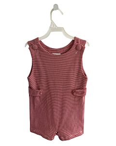 ZUCCINI  RED KNIT STRIPED  JON JON