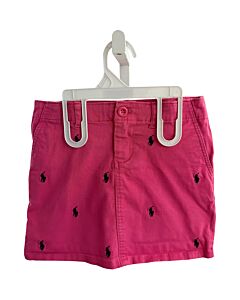 POLO BY RALPH LAUREN  HOT PINK   EMBROIDERED SKIRT