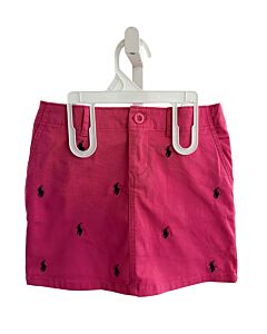 POLO BY RALPH LAUREN  HOT PINK   EMBROIDERED SKIRT
