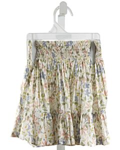 BELLA BLISS  LT GREEN  FLORAL  SKIRT