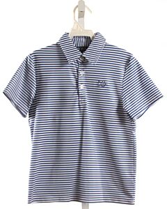 PRODOH  BLUE  STRIPED  KNIT SS SHIRT