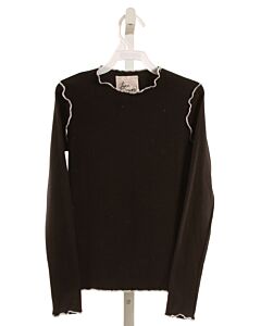 LOVE DAISY  BLACK    KNIT LS SHIRT