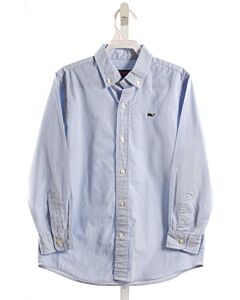 VINEYARD VINES  LT BLUE  GINGHAM  DRESS SHIRT