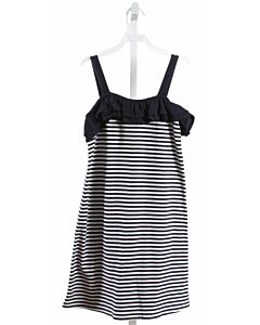 BELLA BLISS  BLUE KNIT STRIPED  DRESS