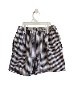 OLLIE & BESS  NAVY SEERSUCKER WINDOWPANE  SHORTS