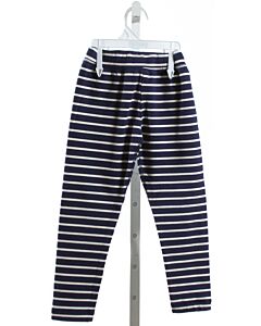 HANNA ANDERSSON  NAVY KNIT STRIPED  PANTS