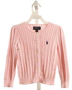 POLO BY RALPH LAUREN  PINK    CARDIGAN