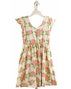MONICA + ANDY LT PINK FLORAL KNIT DRESS