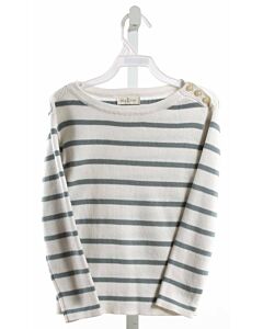 OLIVE JUICE  GRAY  STRIPED  SWEATER