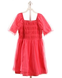 CREWCUTS  HOT PINK TULLE  SMOCKED PARTY DRESS