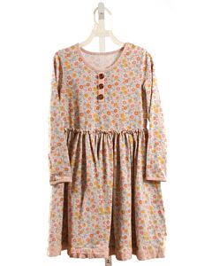 SERENDIPITY  LT PINK  FLORAL  KNIT DRESS