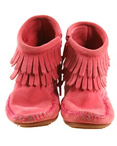 MINNETONKA PINK BOOTS  *GUC SIZE TODDLER 13