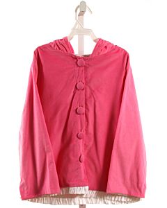HANNAH KATE  HOT PINK CORDUROY   OUTERWEAR WITH RUFFLE