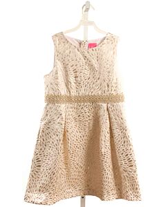 LILLY PULITZER  GOLD    PARTY DRESS