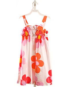 IRIS & IVY  ORANGE  FLORAL  DRESS