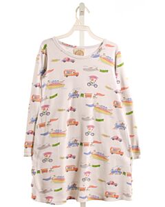 THE BEAUFORT BONNET COMPANY  WHITE   PRINTED DESIGN KNIT DRESS