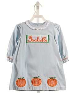 SMOCKED THREADS CECIL & LOU  BLUE CORDUROY   DRESS