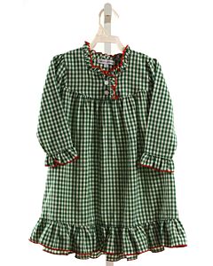 SWEET DREAMS  GREEN  GINGHAM  LOUNGEWEAR