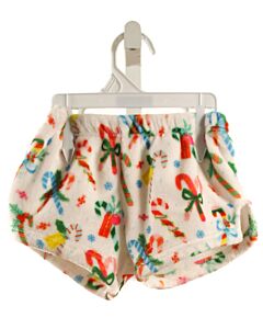 MACARON + ME WHITE VELOUR SHORTS