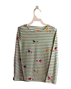 JOULES  GREEN  STRIPED  KNIT LS SHIRT