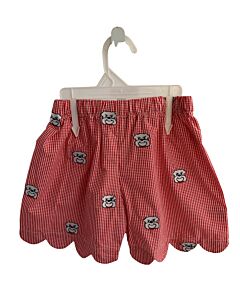 NO TAG  RED  GINGHAM  SHORTS