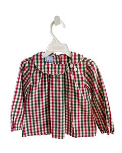 BELLA BLISS  PINK  PLAID  DRESS SHIRT