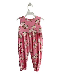 THE BEAUFORT BONNET COMPANY  PINK  FLORAL  KNIT ROMPER