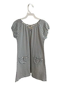 OLIVE JUICE  BLUE  STRIPED  DRESS