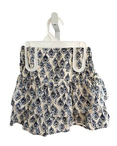 ZARA  BLUE   PRINTED DESIGN SKIRT