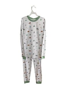 LAKE PAJAMAS  WHITE   PRINTED DESIGN LOUNGEWEAR