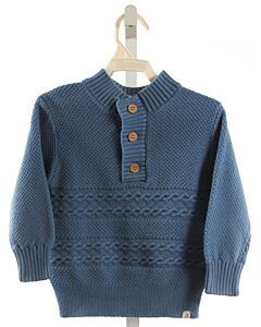 ME + HENRY  BLUE    SWEATER