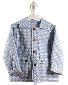 PEGGY GREEN LT BLUE WINDOWPANE OUTERWEAR
