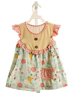 SERENDIPITY  BLUE  FLORAL PRINTED DESIGN SHIRT-SS