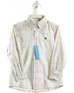 J. BAILEY  YELLOW  PLAID  DRESS SHIRT