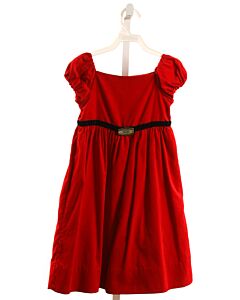 RALPH LAUREN  RED CORDUROY   PARTY DRESS