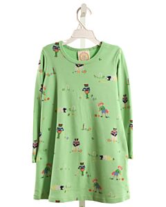 THE BEAUFORT BONNET COMPANY  GREEN KNIT  PRINTED DESIGN DRESS