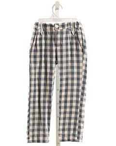NO TAG  LT BLUE  GINGHAM  PANTS