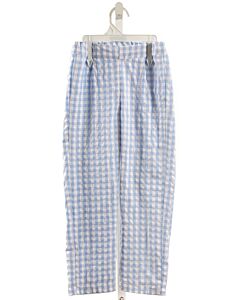 NO TAG  LT BLUE SEERSUCKER GINGHAM  PANTS