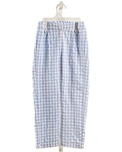 NO TAG  LT BLUE SEERSUCKER GINGHAM  PANTS