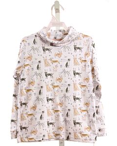 SMOCKINGBIRD  WHITE  PRINT  KNIT LS SHIRT