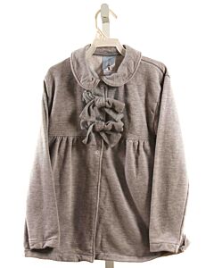 BELLA BLISS  GRAY KNIT   OUTERWEAR WITH BOW