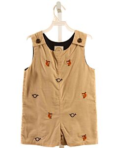 THE BEAUFORT BONNET COMPANY  BROWN CORDUROY  EMBROIDERED JON JON