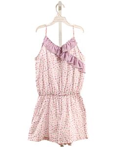 JAMES & LOTTIE  LAVENDER  FLORAL  ROMPER WITH RUFFLE