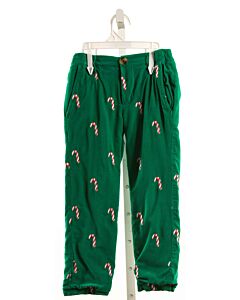 SMOCKINGBIRD  GREEN CORDUROY  EMBROIDERED PANTS
