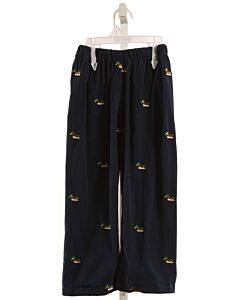 CECIL & LOU  NAVY CORDUROY  EMBROIDERED PANTS