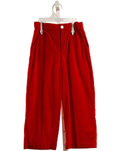 LITTLE ENGLISH  RED CORDUROY   PANTS