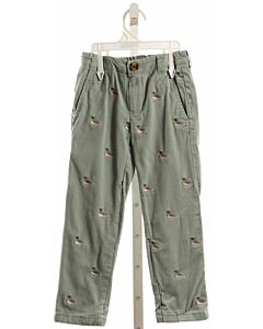 NO TAG  GREEN   EMBROIDERED PANTS