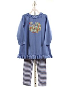 BAILEY BOYS  BLUE   APPLIQUED 2-PIECE OUTFIT