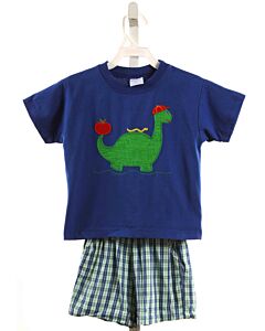 BAILEY BOYS  BLUE   APPLIQUED 2-PIECE OUTFIT