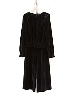 MAYORAL  NAVY VELVET  SMOCKED 2-PIECE OUTFIT